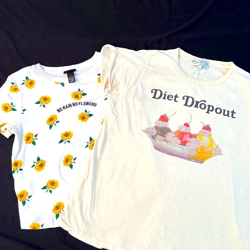Cotton graphic tees